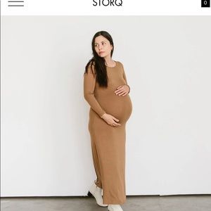 Storq maternity maxi dress